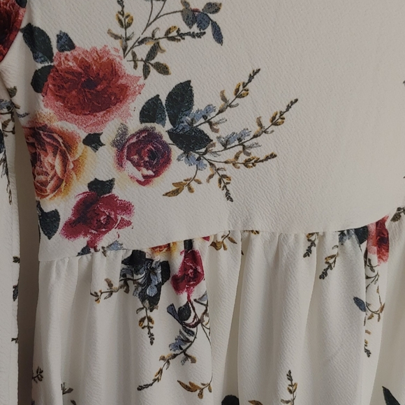 Floral Babydoll Dress - Picture 3 of 3